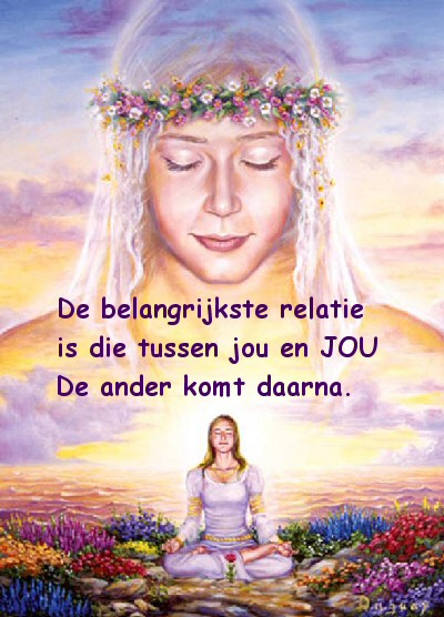 De belangrijkste relatie is die tussen jou en JOU