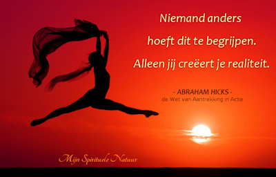 Alleen jij creert je realiteit.