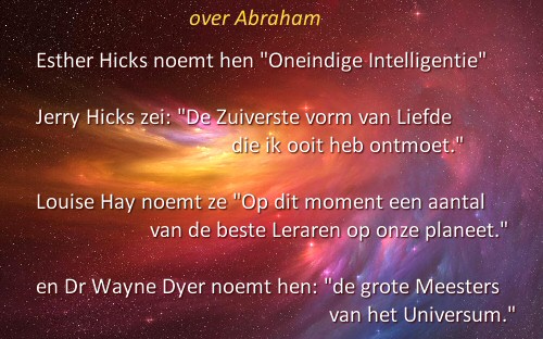 Over Abraham Hicks.