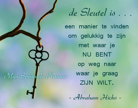 De sleutel is jezelf goed voelen.